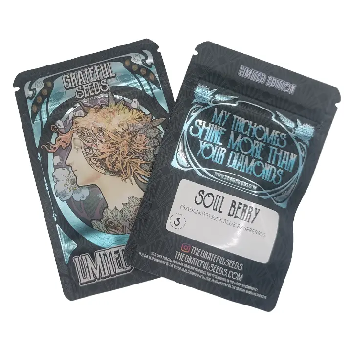 Graine de collection Soul Berry Grateful Seeds - Limited Edition Baskzkittlez x Blue Raspberry.