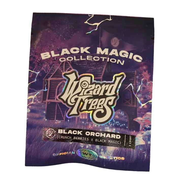 Graine féminisée Black Orchard de Wizard Trees - Lignée Crunch Berries x Black Magic.