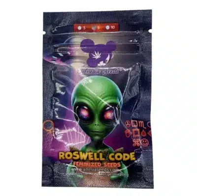 Graine féminisée Roswell Code d'Anesia Seeds - Lignée Roswell 47 x Chimera Cut indica.
