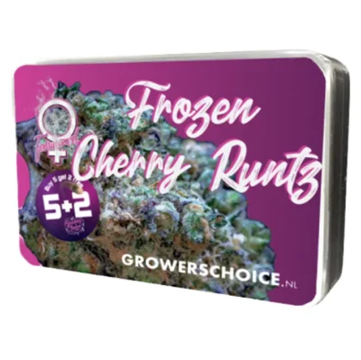 Graine féminisée Frozen Cherry Runtz Growers Choice - Cross Cherry x Runtz THC 30%.