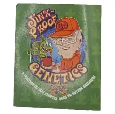 Graine Hella Lit Jinxproof Genetics - Plante indica aux têtes givrées, teintes pourpres et arômes de sorbet.